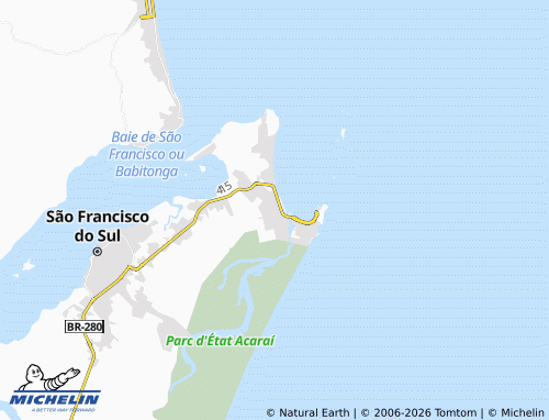 Mappa MICHELIN do Ubatuba - ViaMichelin