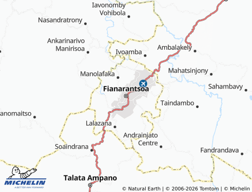 Mappa MICHELIN Fianarantsoa - ViaMichelin