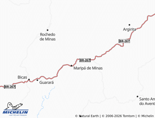 Mapa MICHELIN Pedra Branca - ViaMichelin