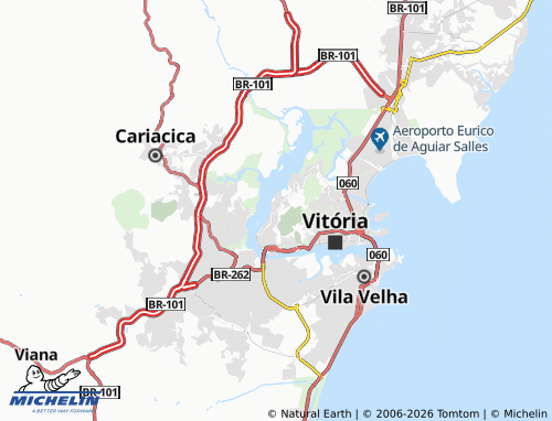 Mapa MICHELIN Inhangueta - ViaMichelin