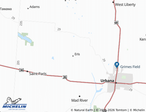 Mapa MICHELIN Eris - ViaMichelin