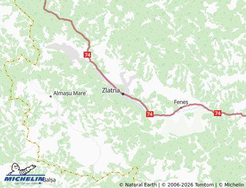 Mappa MICHELIN Zlatna - ViaMichelin