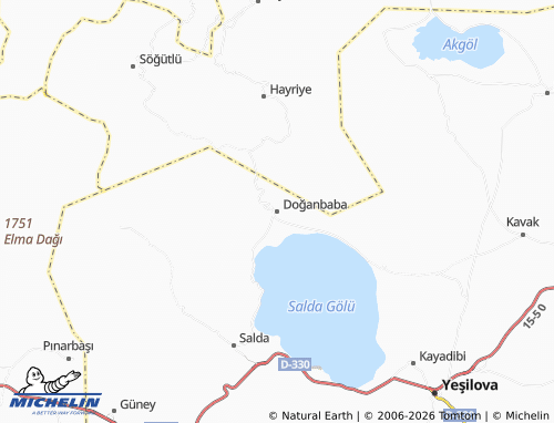 MICHELIN-Landkarte Doğanbaba - ViaMichelin