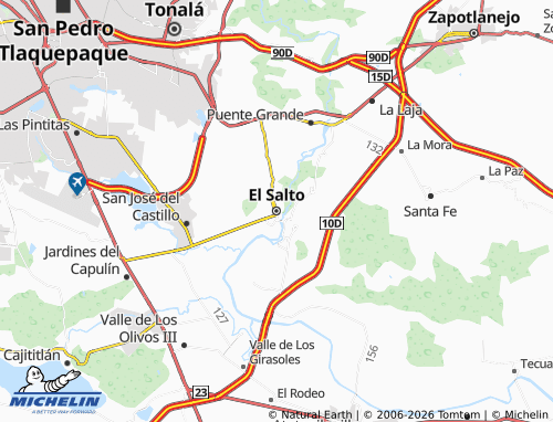 Carte MICHELIN El Salto - ViaMichelin