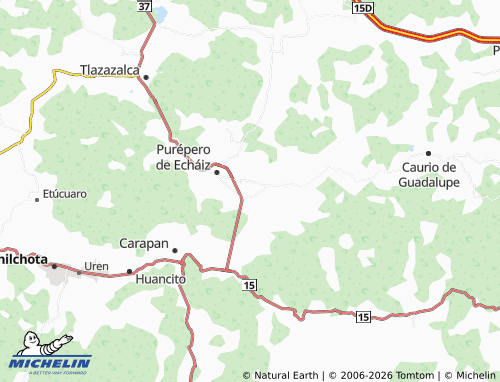 Kaart MICHELIN Del Valle - ViaMichelin