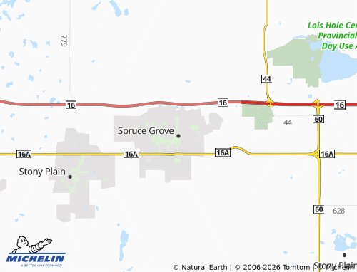 Mappa MICHELIN Spruce Grove - ViaMichelin