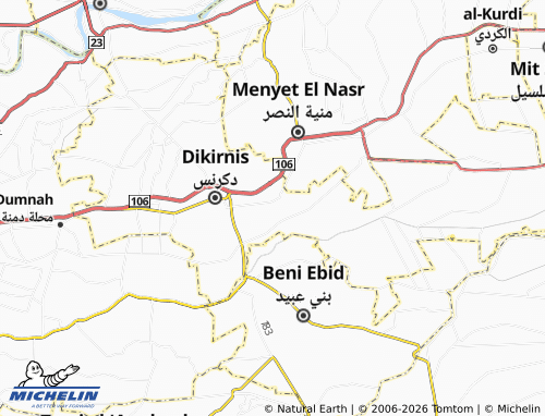 Mapa MICHELIN Meet Sa'dan - ViaMichelin