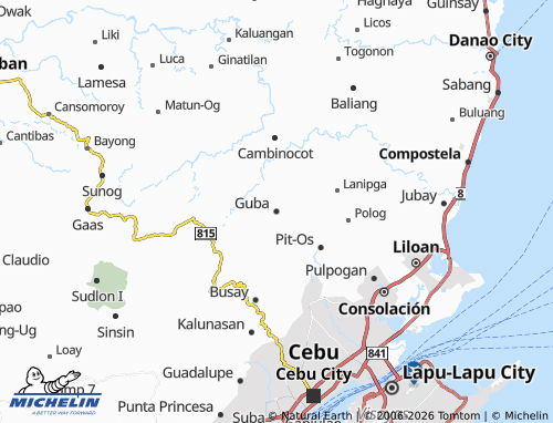 Mappa MICHELIN Guba - ViaMichelin
