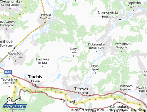 MICHELIN Lazy map - ViaMichelin