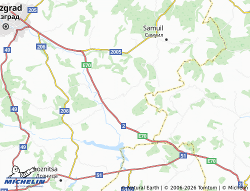 Mappa MICHELIN Veselina - ViaMichelin