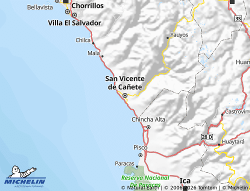 Kaart MICHELIN Cañete - ViaMichelin