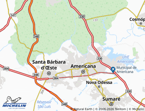 Mappa MICHELIN Parque Liberdade - ViaMichelin