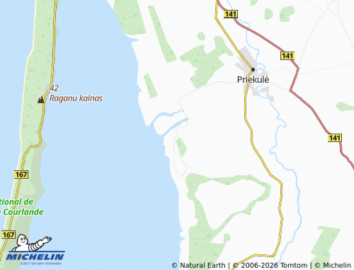 MICHELIN Dreverna map - ViaMichelin