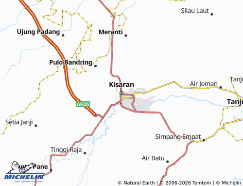 MICHELIN Kisaran map - ViaMichelin