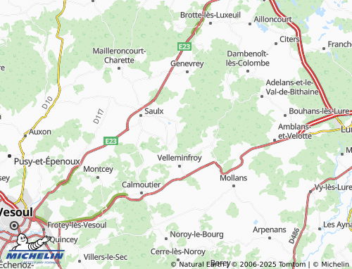 Kaart MICHELIN Châtenois - ViaMichelin