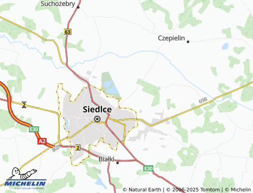 MICHELIN-Landkarte Żabokliki - ViaMichelin