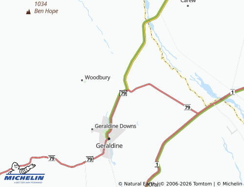 Mapa MICHELIN Orari Bridge - ViaMichelin