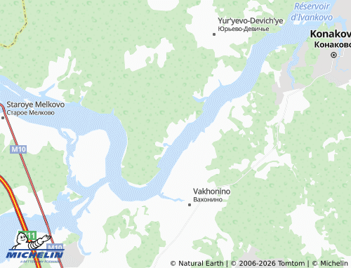Carte MICHELIN Zagor'ye - ViaMichelin