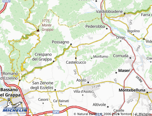 Mapa MICHELIN Castelcucco - ViaMichelin