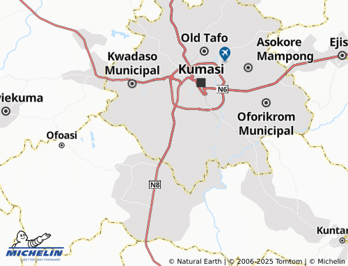 MICHELIN New Kagyase map - ViaMichelin