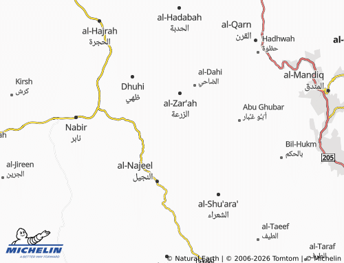 Carte MICHELIN al-Mayfa - ViaMichelin