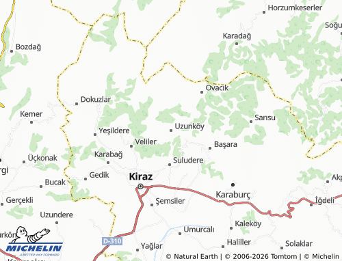 MICHELIN Uzunköy map - ViaMichelin