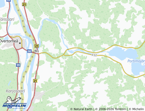 MICHELIN-Landkarte Haapakoski - ViaMichelin