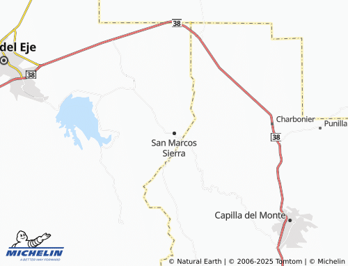 MICHELIN San Marcos Sierra map - ViaMichelin