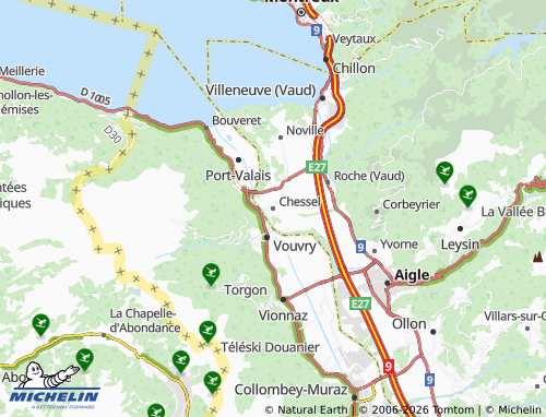 Mapa MICHELIN Chessel - ViaMichelin