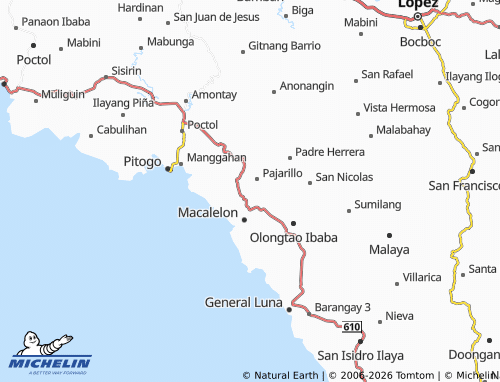 MICHELIN Mabini Ilaya map - ViaMichelin
