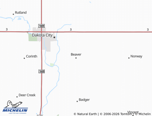 Mapa MICHELIN Beaver - ViaMichelin