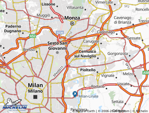 Carte MICHELIN Cologno Monzese - ViaMichelin