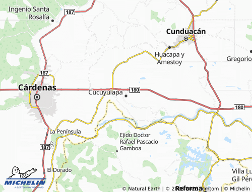 Mapa MICHELIN Cucuyulapa - ViaMichelin