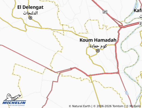 Mapa MICHELIN al-Qalawat - ViaMichelin