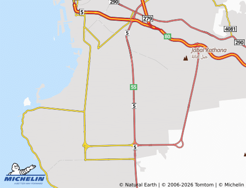 Carte MICHELIN alkhamra - ViaMichelin