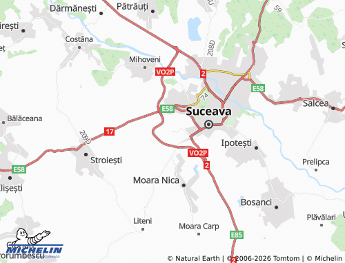 Mappa MICHELIN Sfântu Ilie - ViaMichelin