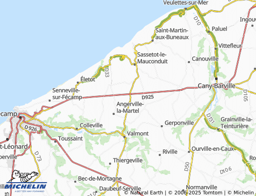 MICHELIN Daubeuf map - ViaMichelin