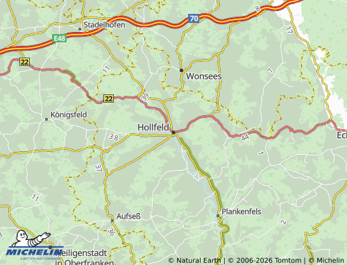 Mapa MICHELIN Hollfeld - ViaMichelin