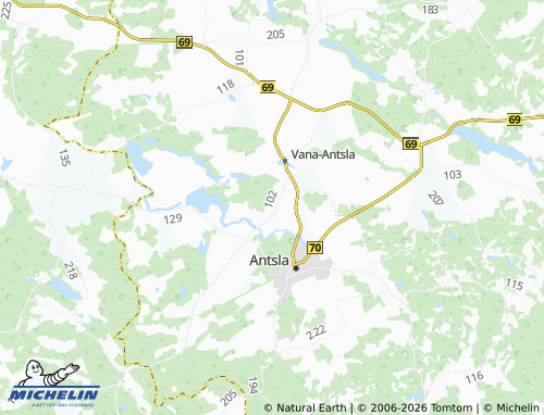 Mapa MICHELIN Taberlaane - ViaMichelin