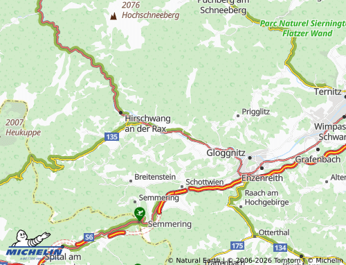 MICHELIN Payerbach map - ViaMichelin