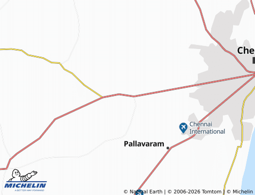 Carte MICHELIN Poonamallee - ViaMichelin