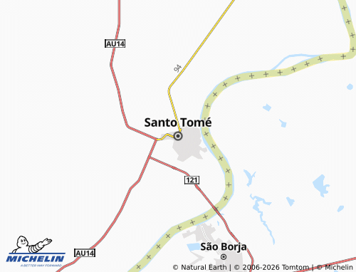 Mapa MICHELIN Santo Tomé - ViaMichelin