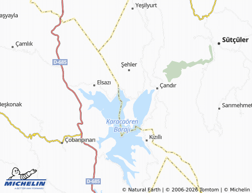 Mappa MICHELIN Melikler - ViaMichelin