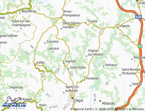 Mappa MICHELIN La Chassine - ViaMichelin