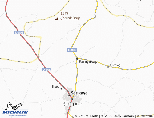 Mapa MICHELIN Karayakup - ViaMichelin