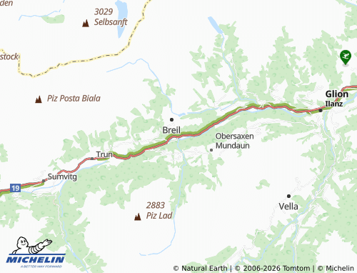 Carte MICHELIN Mutteins - ViaMichelin