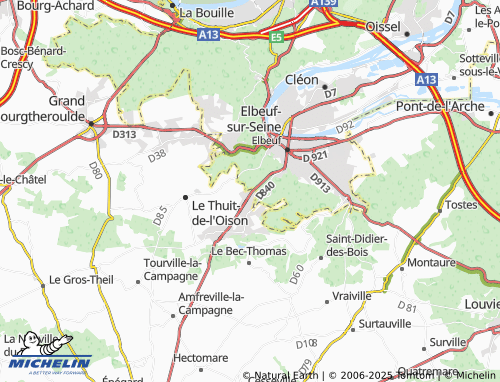 Mapa MICHELIN La Mare Morel - ViaMichelin