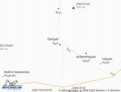 MICHELIN-Landkarte al-Gharbiyyah - ViaMichelin