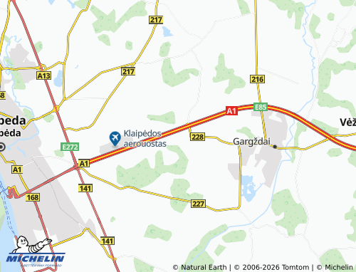 Mapa MICHELIN Dauparai - ViaMichelin