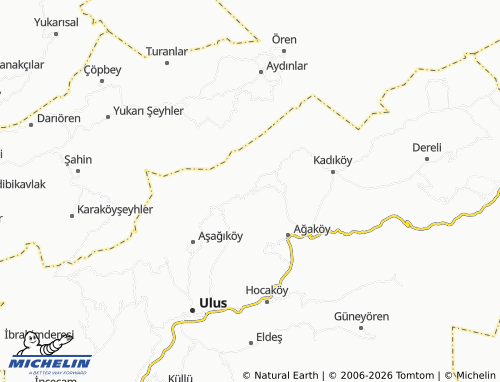 Mappa MICHELIN Kirazcık - ViaMichelin